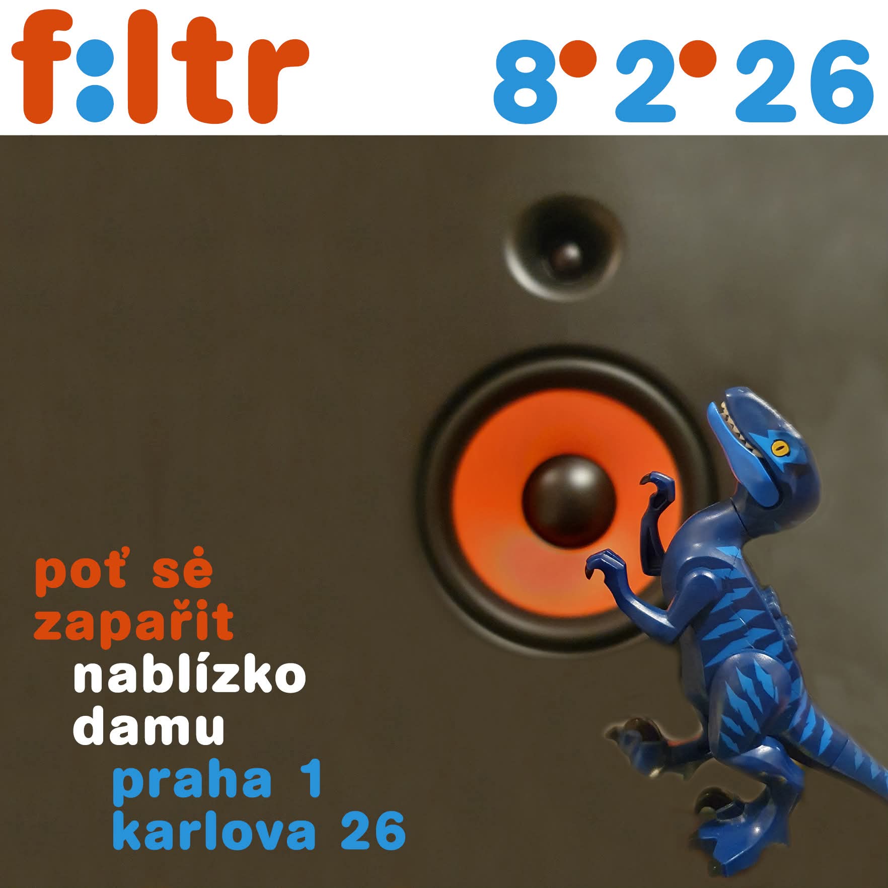 koncert Filtr na festivale Nablízko DAMU, Karlova 26, Praha 1, 8. 2. 2026 v 19.30